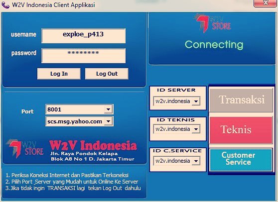 Server Pulsa  dan Management